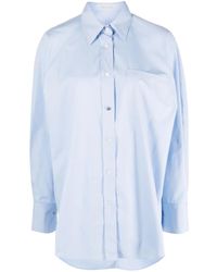 Stella McCartney - Oversized Long-Sleeve Cotton Shirt - Lyst
