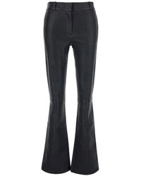 Arma - Leather Flared Trousers - Lyst