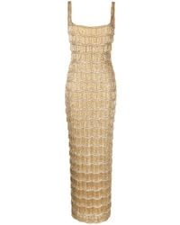 Rachel Gilbert - Sadie Fringed Gown Dress - Lyst