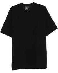 Y-3 - Crew-Neck Short-Sleeve T-Shirt - Lyst