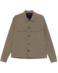Low Brand - Flap-Pocket Long-Sleeve Shirt - Lyst