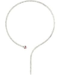 Officina Bernardi - 18Kt Ophidia Y Ruby Necklace - Lyst