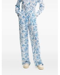 Melissa Odabash - Leaf-Print Trousers - Lyst