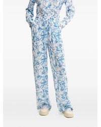 Melissa Odabash - Broek Met Bladerprint - Lyst