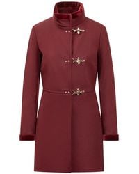 Fay - Manteau Droit Virginia - Lyst