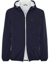 Brunello Cucinelli - Bomber Con Zip - Lyst