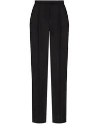 McQueen - High-Waisted Tailored Trousers - Lyst