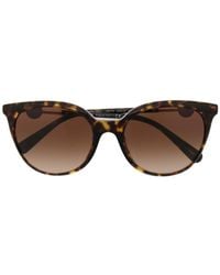 Versace - Medusa Soft-round Frame Sunglasses - Lyst