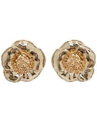 Carolina Herrera - Flower-Motif Earrings - Lyst