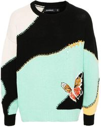 NAHMIAS - Butterfly Intarsia-knit Jumper - Lyst