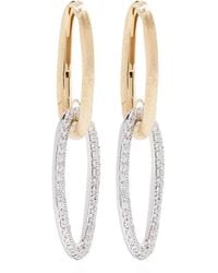 Marco Bicego - 18Kt Diamond Drop Earrings - Lyst