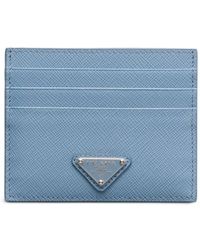 Prada - Textured Leather Cardholder - Lyst