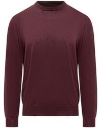 FILIPPO DE LAURENTIIS - Crew-neck long-sleeve sweater - Lyst