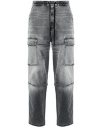 DIESEL - 2050 D-Krooley-Cargo Tapered-Jeans - Lyst