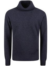 Altea - Roll-Neck Wool Sweater - Lyst