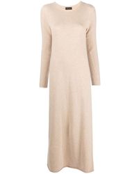 Roberto Collina - Round-neck Knitted Long Dress - Lyst