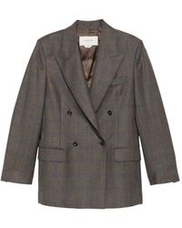 Jacob Cohen - Double-Breasted Check-Pattern Blazer - Lyst