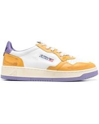 Autry - Colour-block Panelling Low-top Sneakers - Lyst