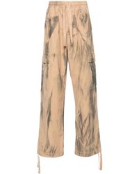 MSGM - Ripstop Cotton Cargo Trousers - Lyst