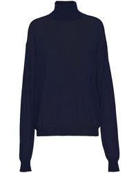 Prada - Roll-Neck Cashmere Jumper - Lyst