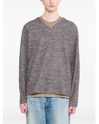 Lady White Co. - V-Neck Sweater - Lyst