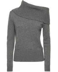 Michael Kors - Pull À Encolure Asymétrique En Cachemire - Lyst