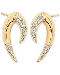 Shaun Leane - 18K Large Talon Diamond Earrings - Lyst