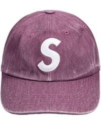 Supreme S Logo 6-panel Cap in Brown | Lyst
