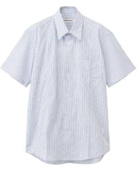 NAMACHEKO - Check-Print Short-Sleeved Shirt - Lyst