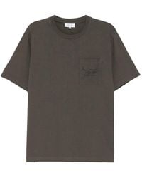 Maison Kitsuné - Poetic Script T-Shirt - Lyst