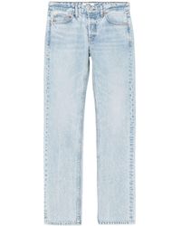 RE/DONE - The Anderson Mid-rise Straight-leg Jeans - Lyst