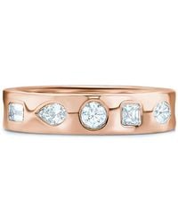 Kwiat - 18Kt Rose Diamond Stackable Ring - Lyst