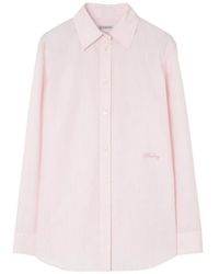 Burberry - Classic Fit Striped Cotton Shirt - Lyst