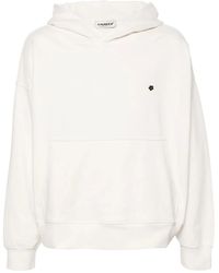 A PAPER KID - Floral-Button Cotton Hoodie - Lyst