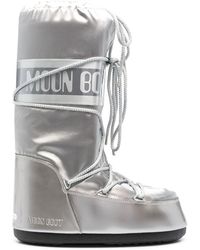 Moon Boot - Icon Glance Satin Snow Boots - Lyst