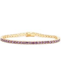 Izabel Display - Zirconia-Embellished Tennis Bracelet - Lyst