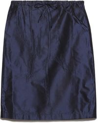 Prada - Jupe Crayon À Lien De Resserrage - Lyst