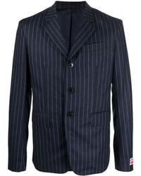 KENZO - Pinstripe Single-Breasted Blazer - Lyst