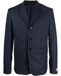 KENZO - Pinstripe Single-Breasted Blazer - Lyst