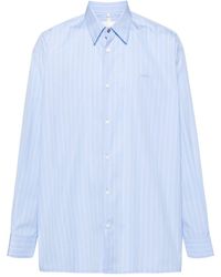 OAMC - Homer Striped Cotton Shirt - Lyst