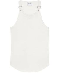 Courreges - Ribbed Knit Buckle 90's Tank Top - Lyst