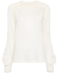 Helmut Lang - Cut-Out Layered Jumper - Lyst