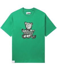 Izzue - Katoenen T-shirt Met Teddybeerprint - Lyst