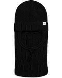 C.P. Company - Ribbed Logo Balaclava Hat - Lyst