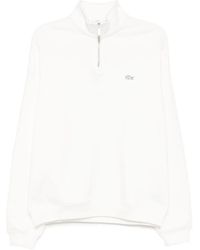 Lacoste - Felpa Con Applicazione Logo - Lyst