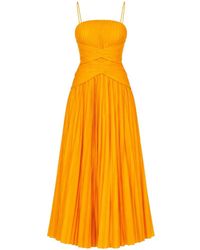 Acler - Midikleid Mit Überkreuzter Taille - Lyst