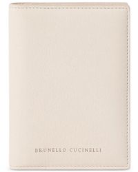 Brunello Cucinelli - Leather Passport Case - Lyst