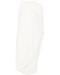 Coperni - Draped Smocked Midi Dress - Lyst