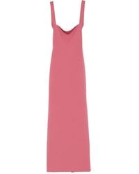 Solace London - Square-neck Maxi Dress - Lyst
