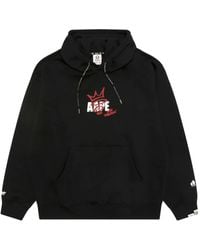 Aape By A Bathing Ape - Logo-Print Hoodie - Lyst